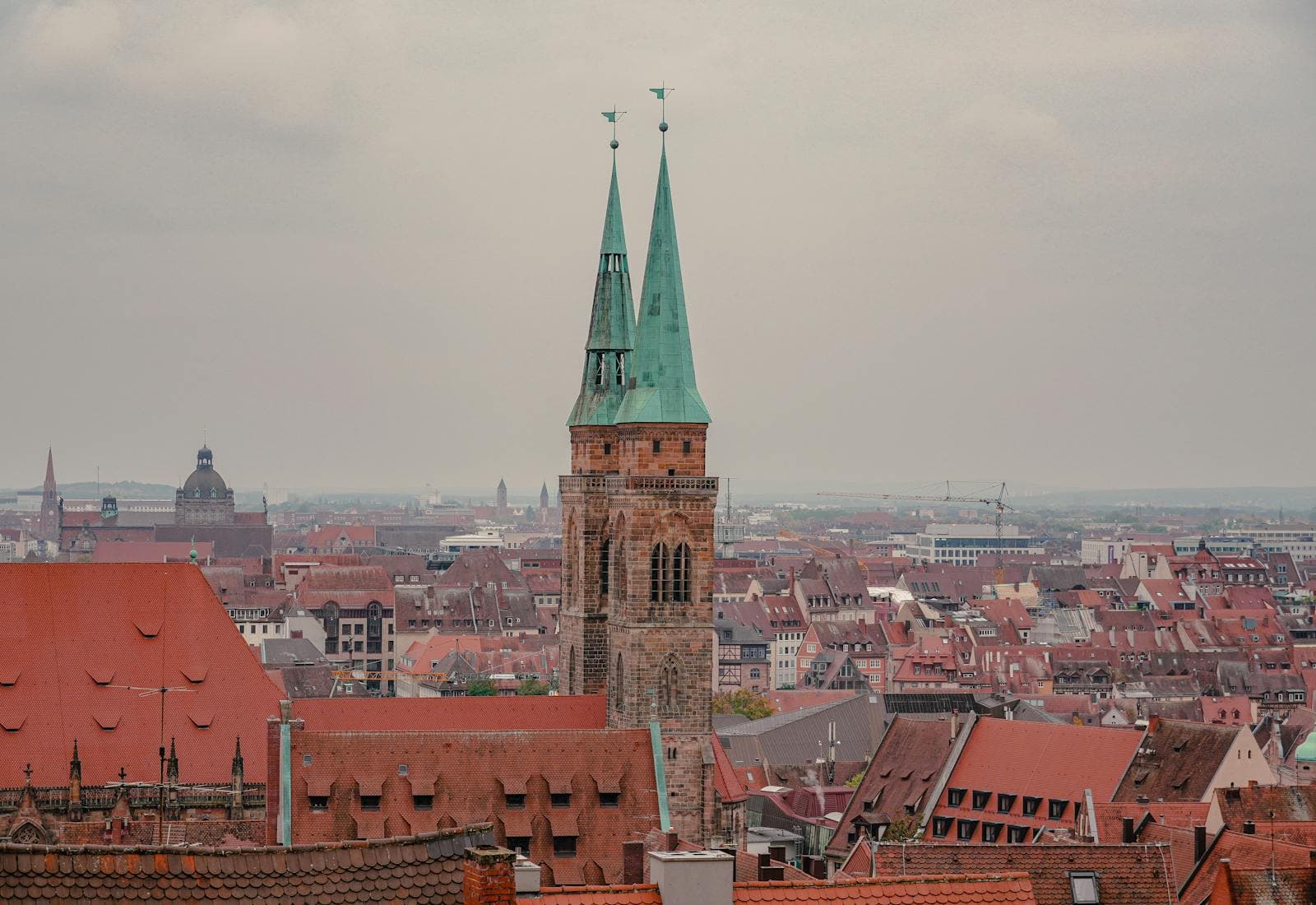 Blick über Nürnberg als reales Bild für das Einsatzgebiet